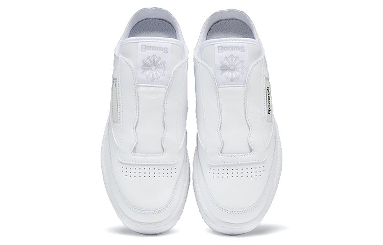 Reebok BEAMS x Club C Laceless Mule 'White Cold Grey' GX3853