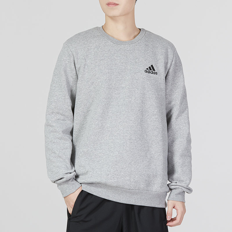 adidas Essentials Fleece Sweatshirt 'Grey' H12221