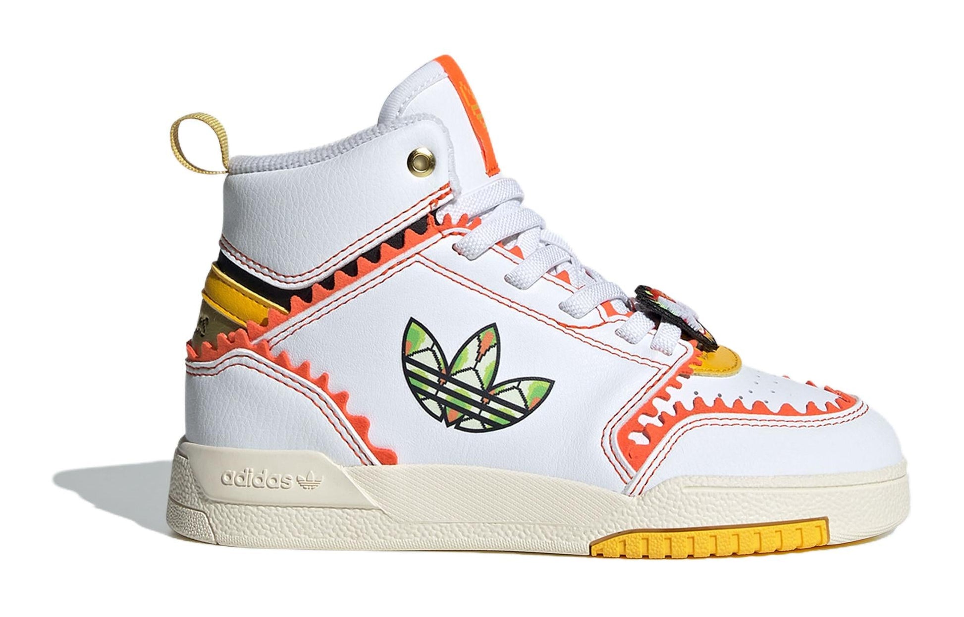 (GS) adidas Originals Drop Step EL C 'White Orange' IF9367