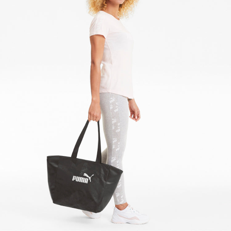 (WMNS) PUMA Core up Large Shopper Bag 'Black White' 076971-01