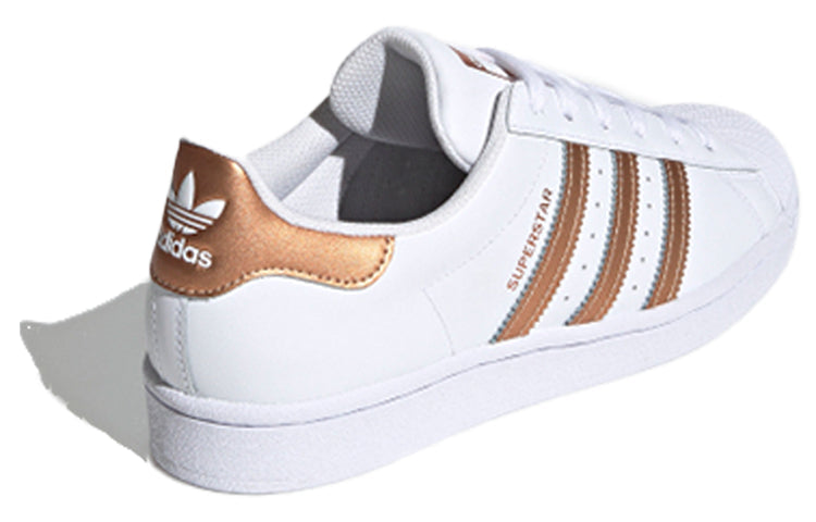 (WMNS) adidas Superstar 'White Copper Metallic' FX7484