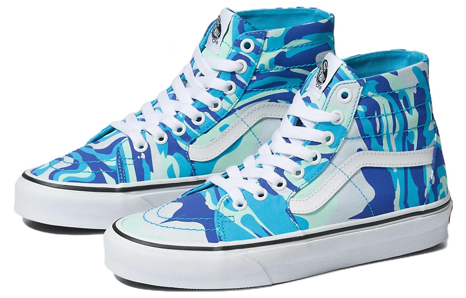 Vans SK8-HI Bright Vibrations 'Blue White' VN0A5KRUBES