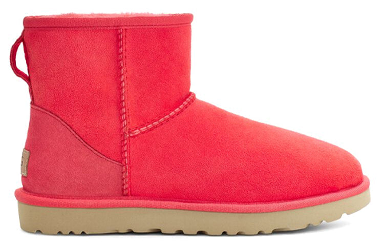 (WMNS) UGG Classic Mini II 'Red' 1016222-HSPK