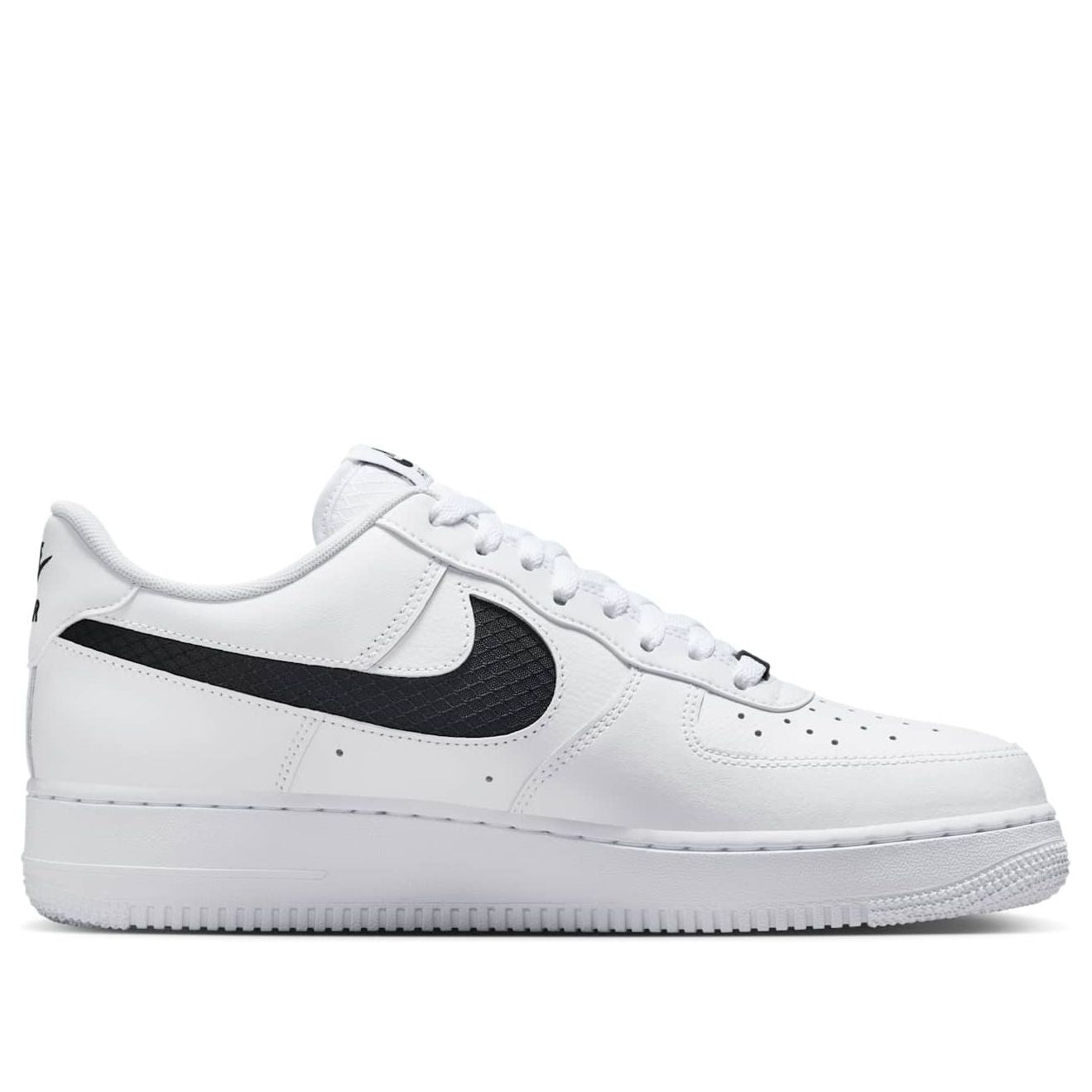 Nike Air Force 1 Low Nylon Swoosh 'White Black' IH4452-100