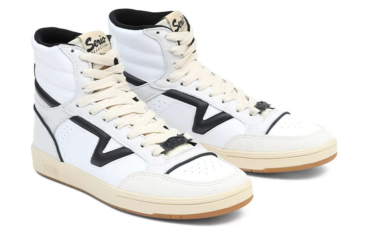 Vans Serio Collection Lowland Hi Comfycush Jmp 'White Black' VN0A7Q4Q6BT