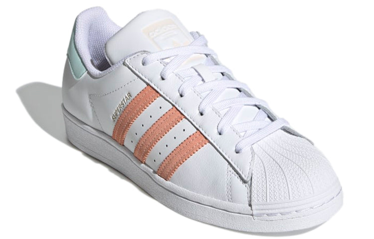(WMNS) adidas Originals Superstar 'White Pink Blue' H03907