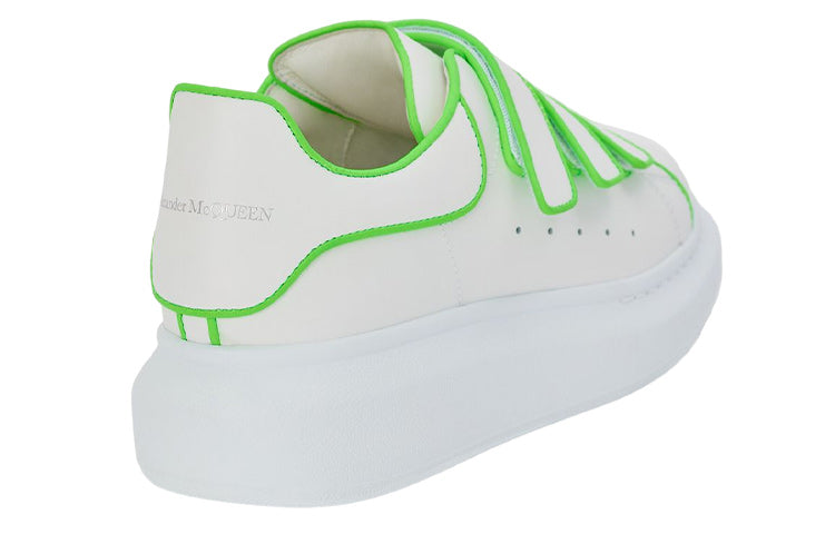 (WMNS) Alexander McQueen Oversize Sole Sneakers 'White Green' 721410WHGPF8964