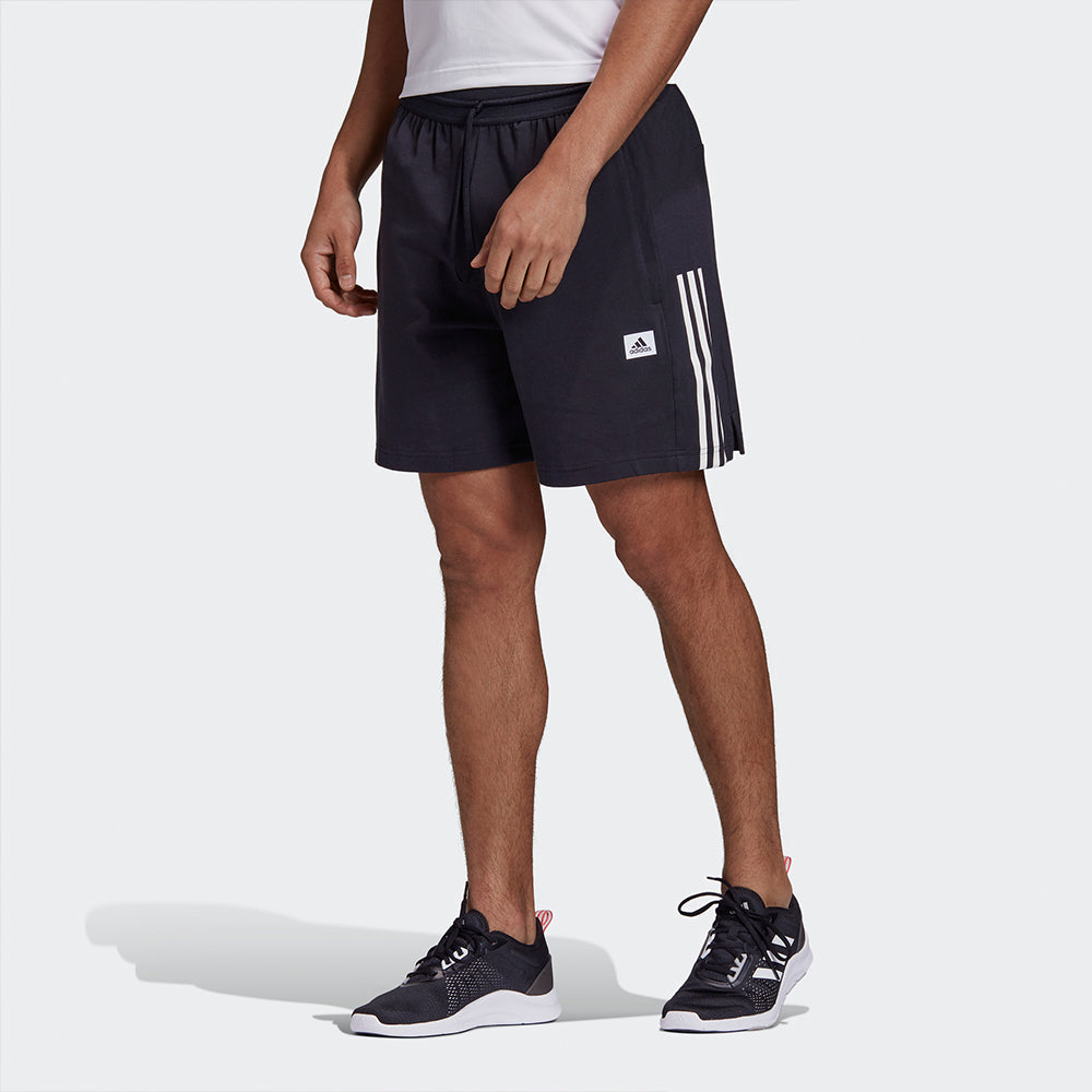 adidas M D2m Motion Sh Running Gym Stripe Breathable Sports Shorts Black GD5292