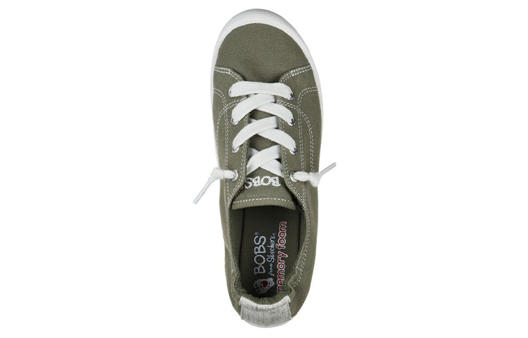 (WMNS) Skechers Bob's Beach Bingo Low-Top Sneakers Green 31963-OLV