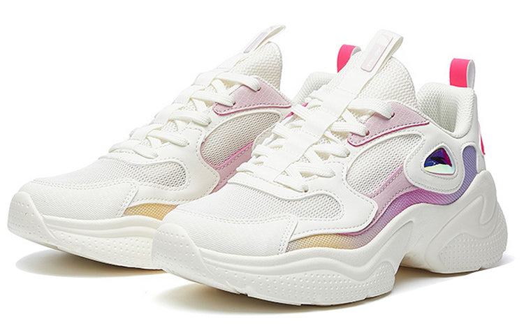 (WMNS) ANTA Training Series Sneakers 'White Purple' 122037756-5