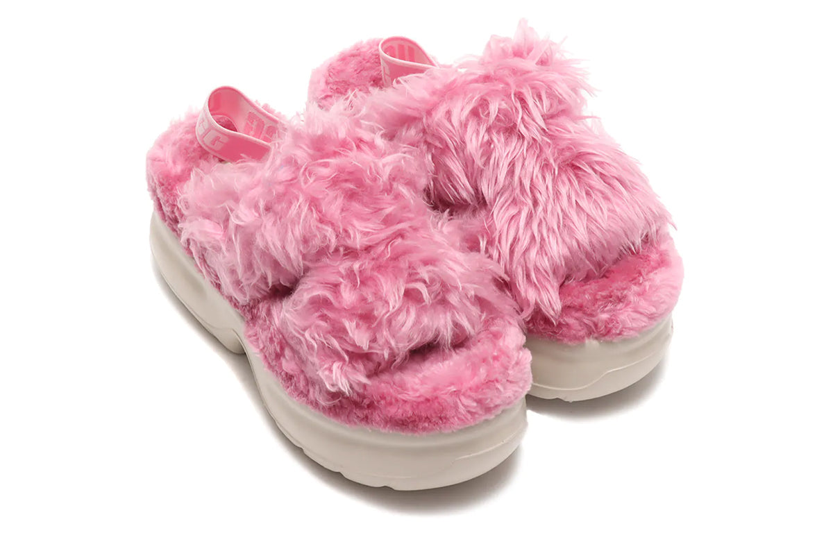 (WMNS) UGG Fluff Sugar 'Pinkred White' 1117325-PINK