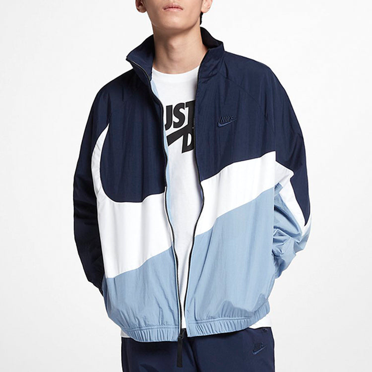 Men's Nike Large Casual Sports Jacket Blue AR3132-451