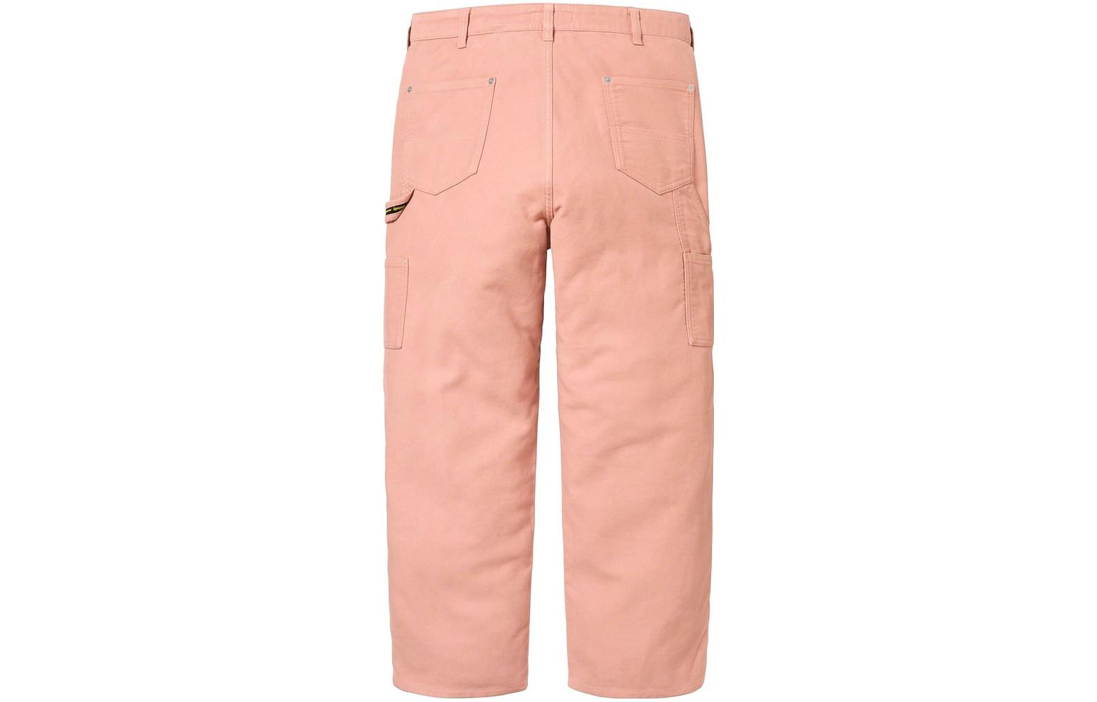 Supreme FW23 Week5 Moleskin Double Knee Painter Pants 'Pink' SUP-FW23-097