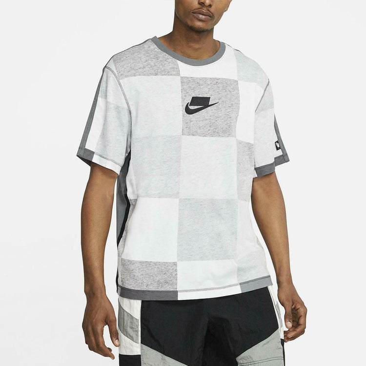 Nike Printed Short Sleeve TEE Men White/Grey Whitegray CJ5074-068