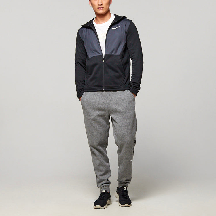 Nike Splicing hooded Stay Warm Sports Jacket Black 926466-010