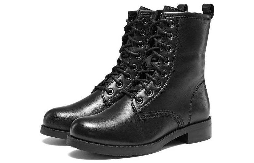 (WMNS) Skechers Combat Fashion Boot 'Black' 167173-BLK