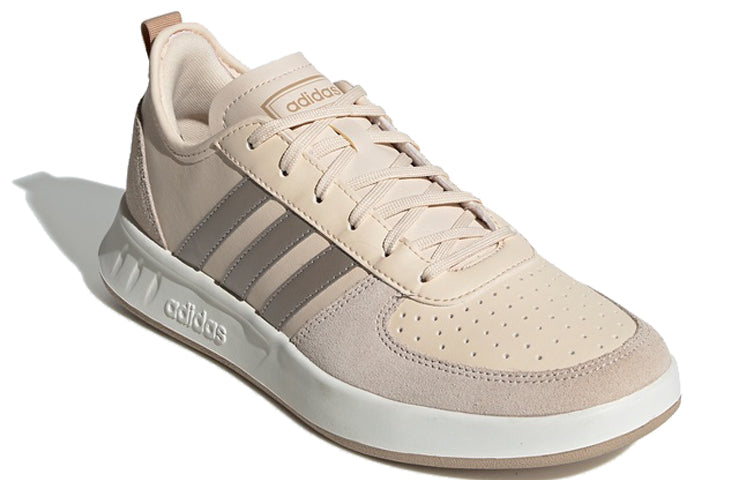 (WMNS) adidas Court80s Grey/Pink/Silver EE9835