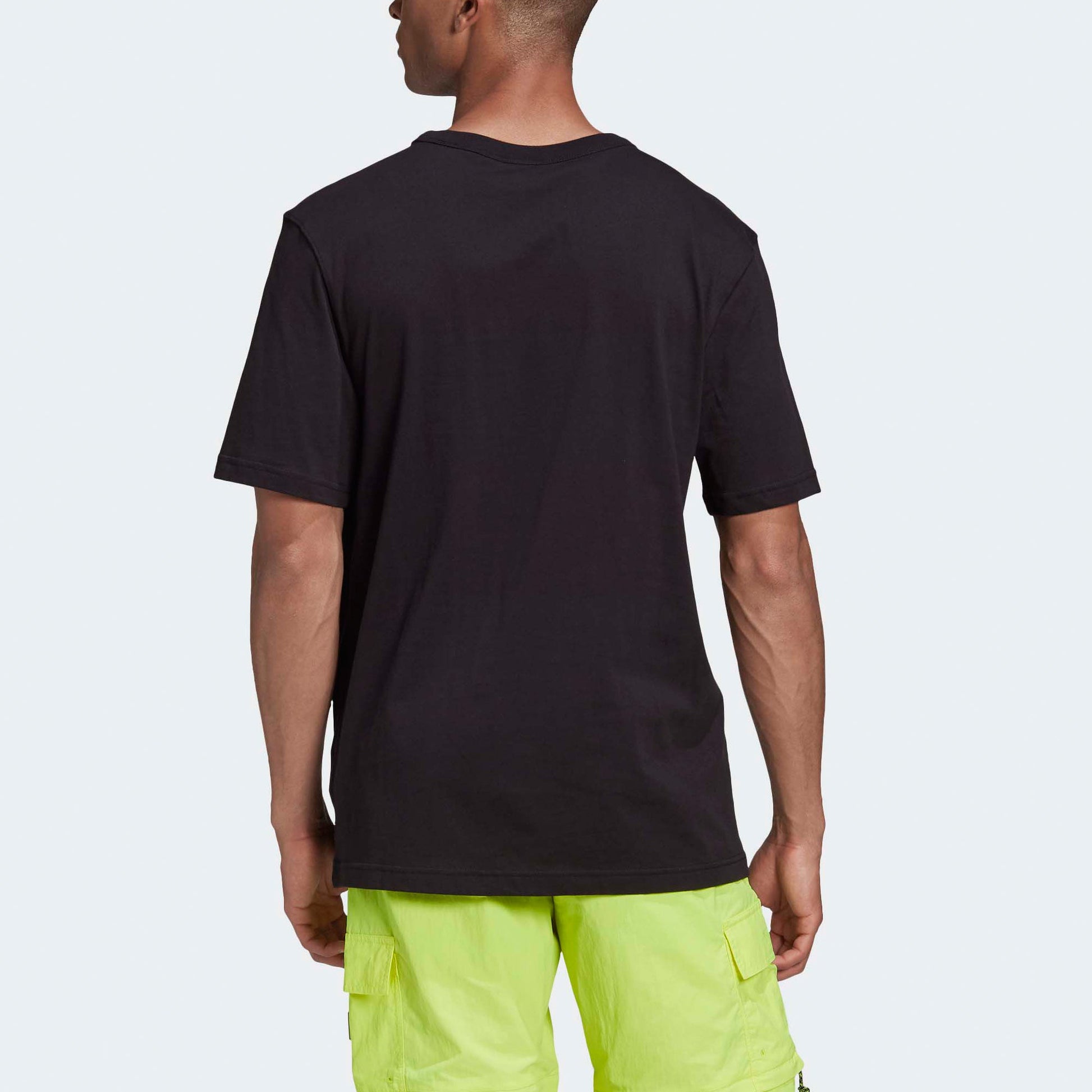 adidas originals Alphabet Athleisure Casual Sports Breathable Short Sleeve Black GN3310