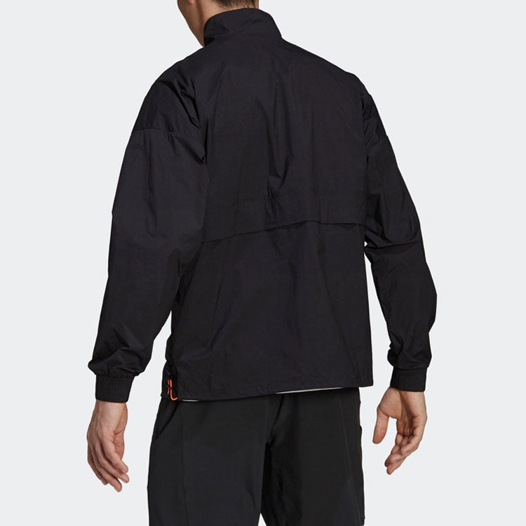 adidas Ub Wb Astro Sports Windproof Stand Collar Jacket Black GU1756