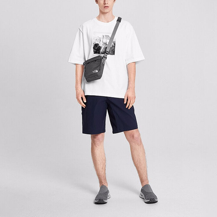 THE NORTH FACE Big Size Print Short Sleeve White 499V-FN4