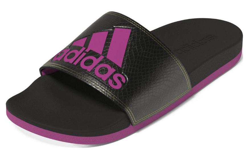 (WMNS) adidas Adilette Comfort Slides 'Black Purple' H03610