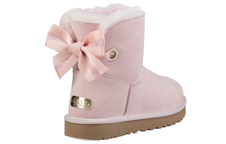 (WMNS) UGG Customizable Bailey Bow Mini Boot Snow Boots Pink 1100212W-SLPN