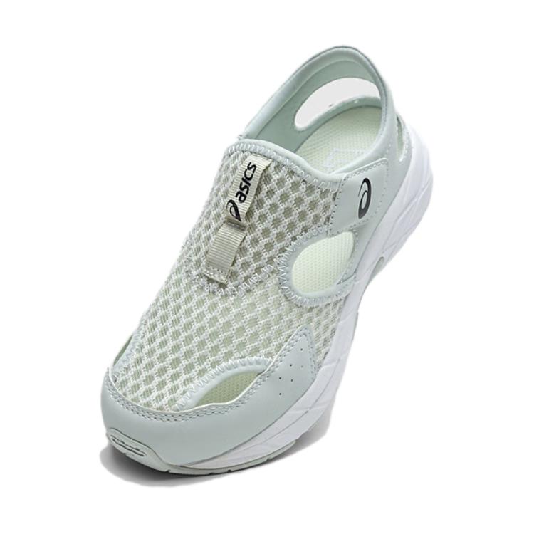 (GS) ASICS Lifestyle Sandals 'Green White' 1014A372-300