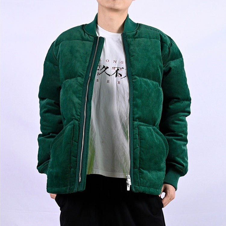 Converse Corduroy Jacket Asia Sizing 'Green' 10019987-333