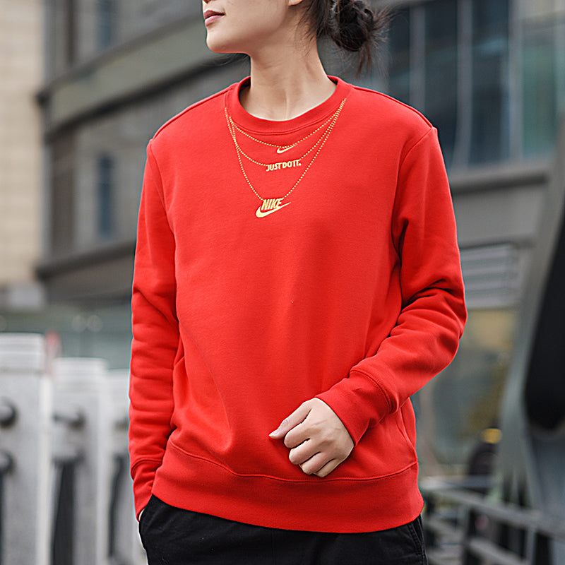 (WMNS) Nike Just Do It Logo 'Red Golden' CZ4023-657