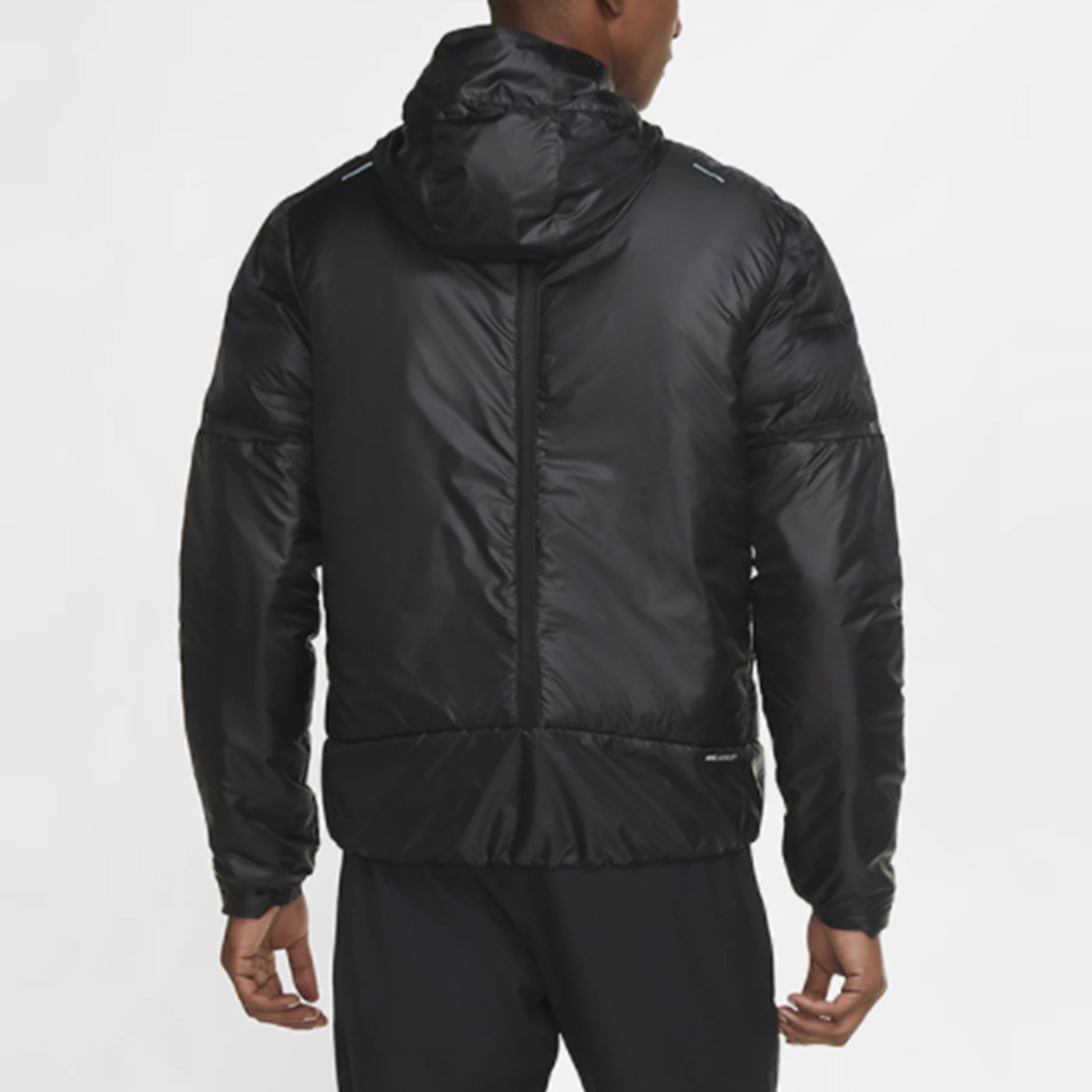 Nike Reflective logo Running Sports Down Jacket Black CU7793-010