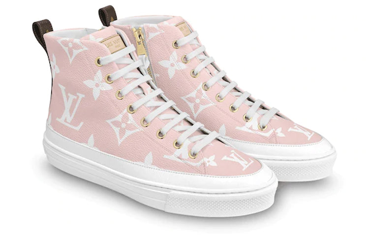 (WMNS) LOUIS VUITTON LV Stellar Sneaker Boot 'Pink Blue' 1A5U0B
