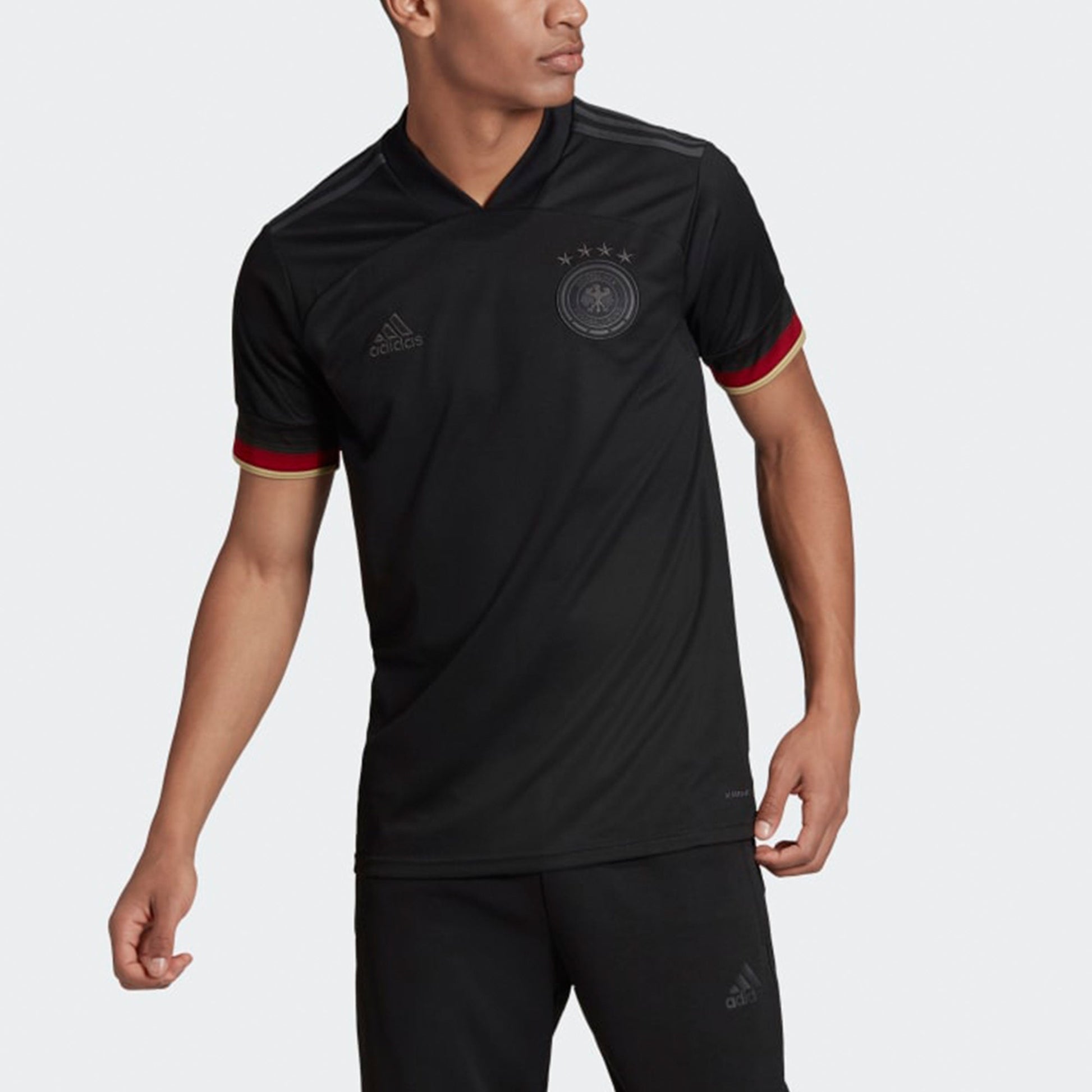 adidas Germany Away Fan Edition Casual Sports Training Soccer/Football Black EH6117