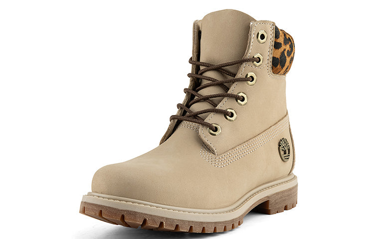 (WMNS) Timberland 6 Inch Safari Cheetah Waterproof Boot 'Ivory Nubuck' A2GY5W
