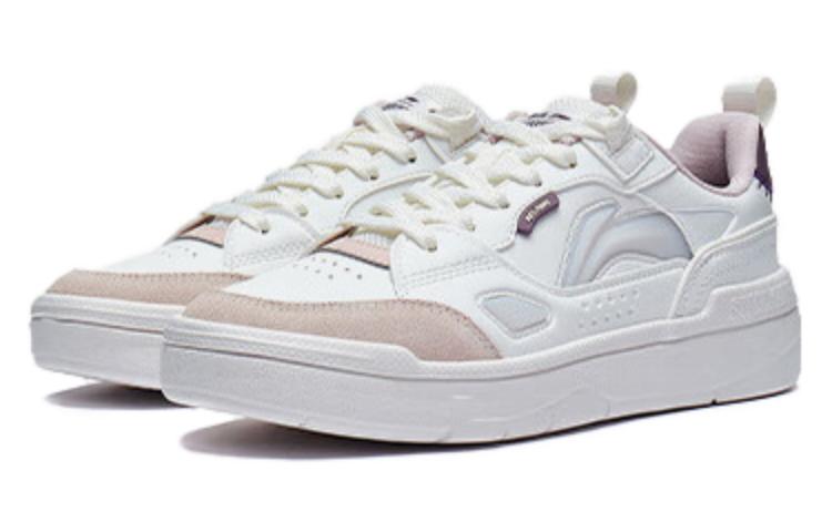 (WMNS) Li-Ning COMMON 80s 'White Grey' AGCT228-2