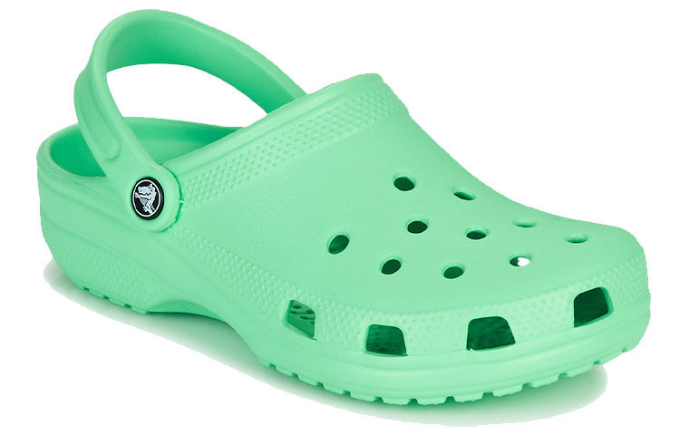Crocs Classic Outdoor Flat Heel Sports Slippers Green 10001-3U3