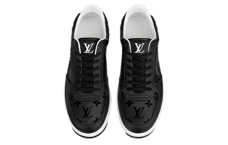LOUIS VUITTON Rivoli Sneakers 'Black Monogram with White' 1A9FGZ