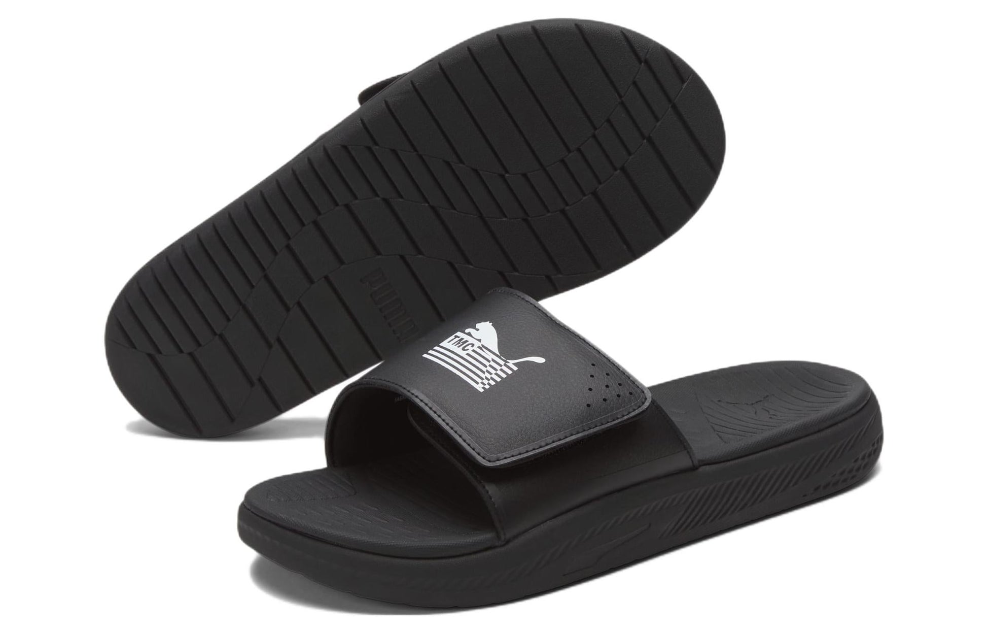 PUMA Nipsey Hussle x Softride Slide 'The Marathon Continues - Black White' 385050-02