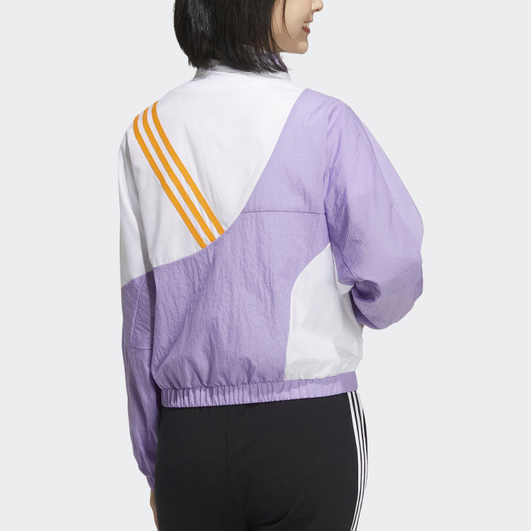 (WMNS) adidas Neo APR TT Jackets 'Purple White' HM9911