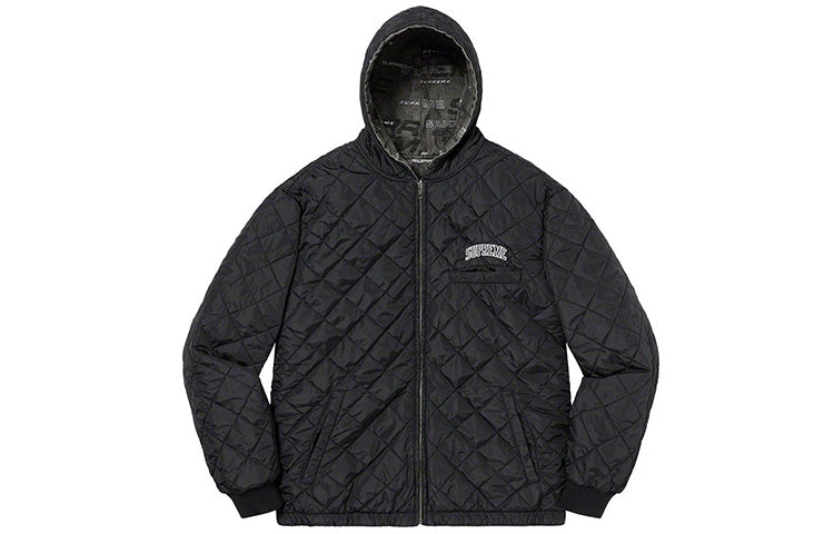 Supreme FW19 Week 9 Reversible Dimensions Logo Denim Work Jacket 'Black' SUP-FW19-895