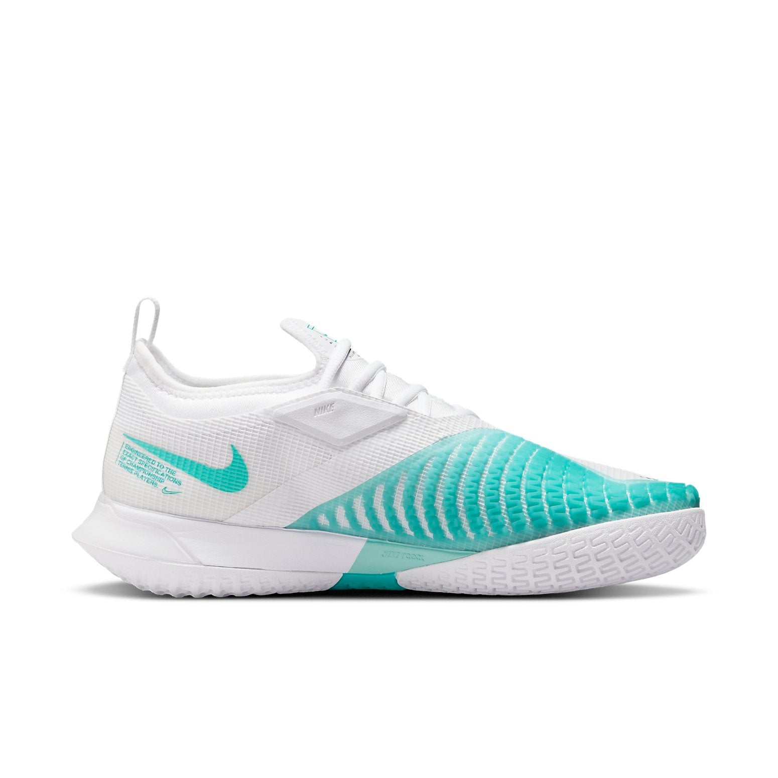 (WMNS) Nike Court React Vapor NXT 'White Washed Teal Red' CV0742-136