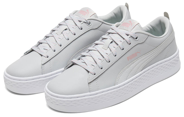 (WMNS) PUMA Smash Platform Q4 Polka 'Grey' 369833-02