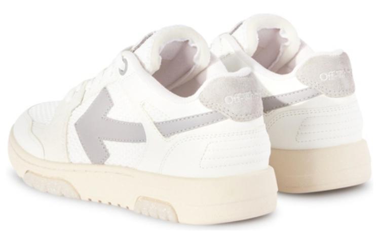 (WMNS) Off-White Out Of Office OOO Low Tops 'White Grey' OWIA276S24LEA0010109