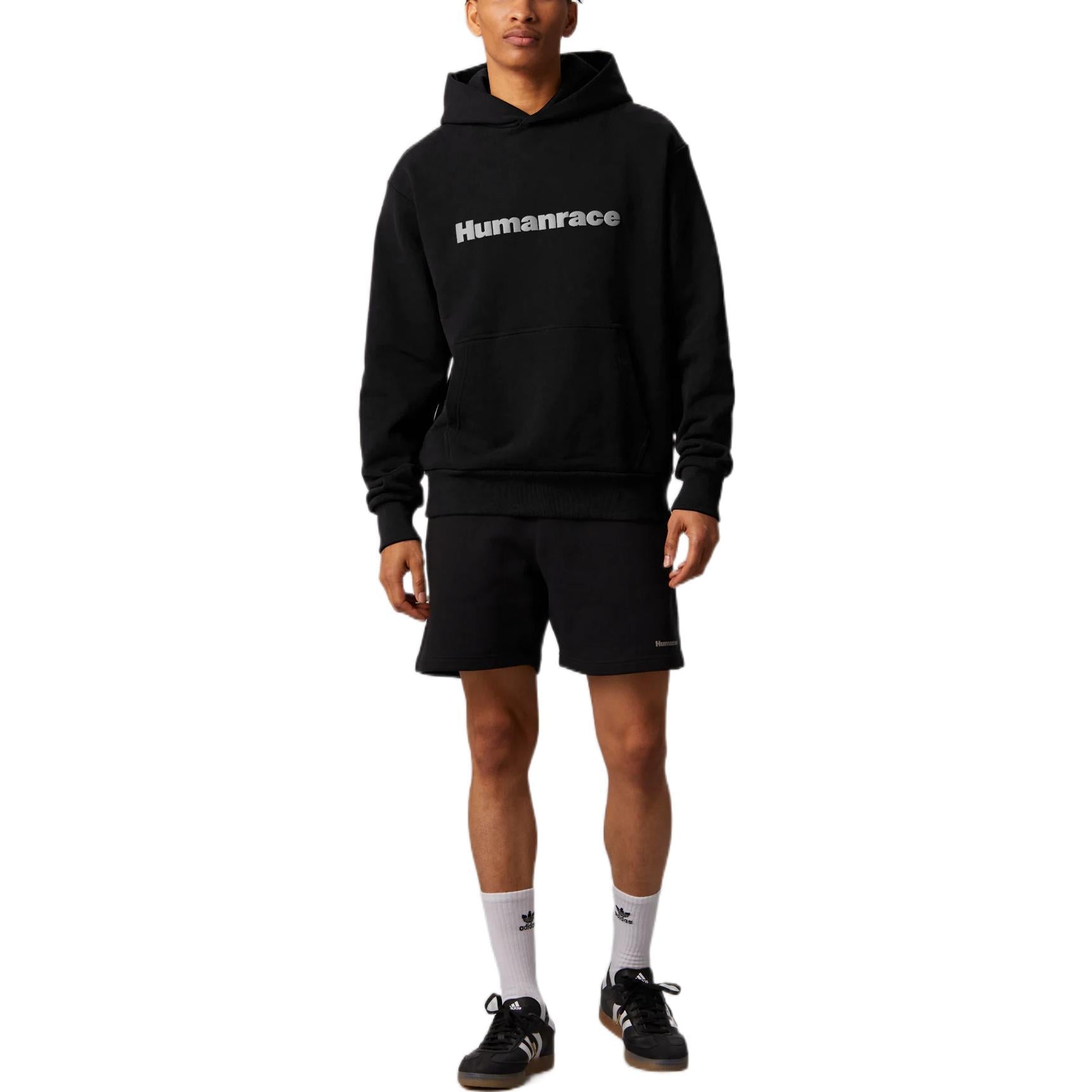 adidas x Pharrell Humanrace Logo Hoodie 'Black' HG1812