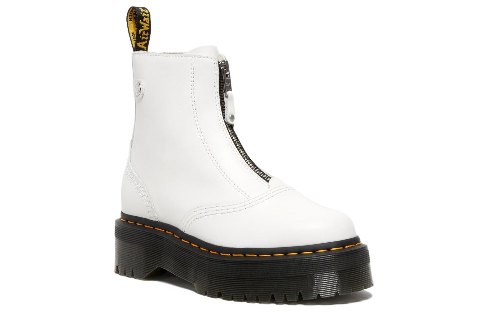 (WMNS) Dr. Martens Jetta Platform Boots 'White' 27656100