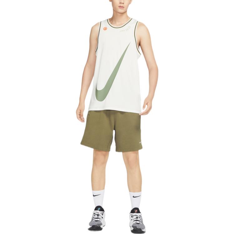 Nike Dri-FIT DNA Logo Tank 'White green' DX6137-133
