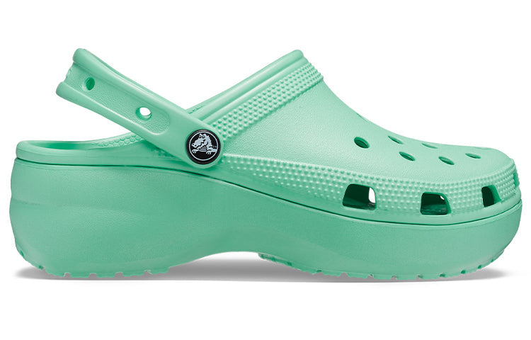(WMNS) Crocs Classic Platform Clog 'Jade Stone' 206750-3UG