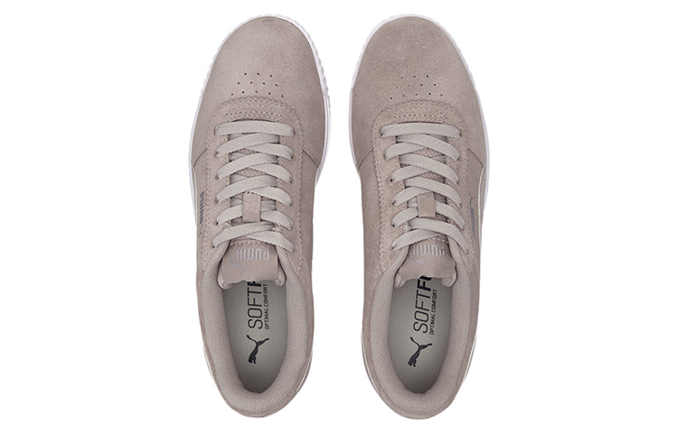 (WMNS) PUMA Carina Slim Suede Grey/Brown 370549-07