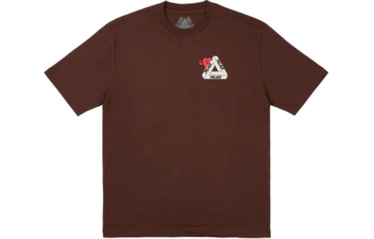 Palace Tri-Hearts T-Shirt 'Nice Brown' P26TS031