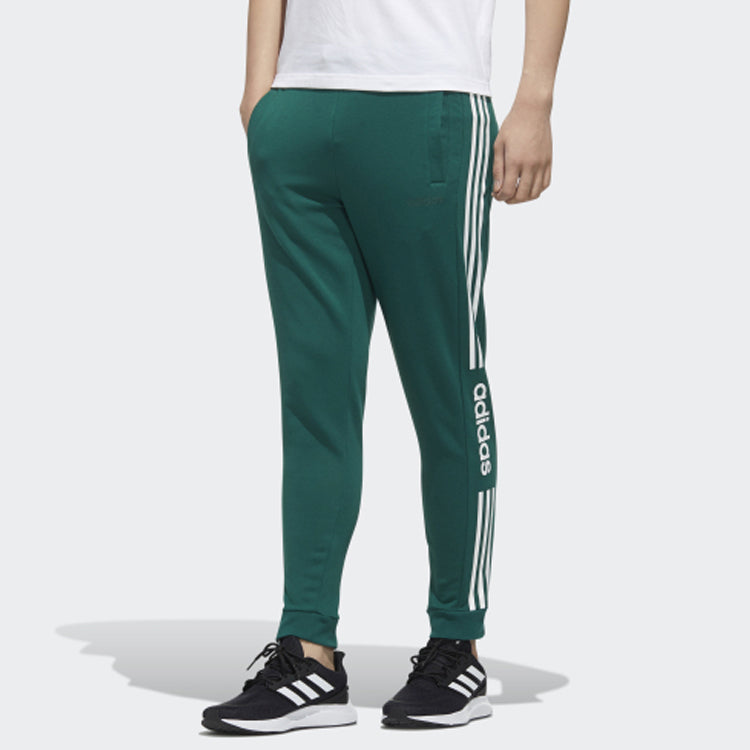 adidas neo M Esntl 3S Tp2 Sports Pants Green FP7486