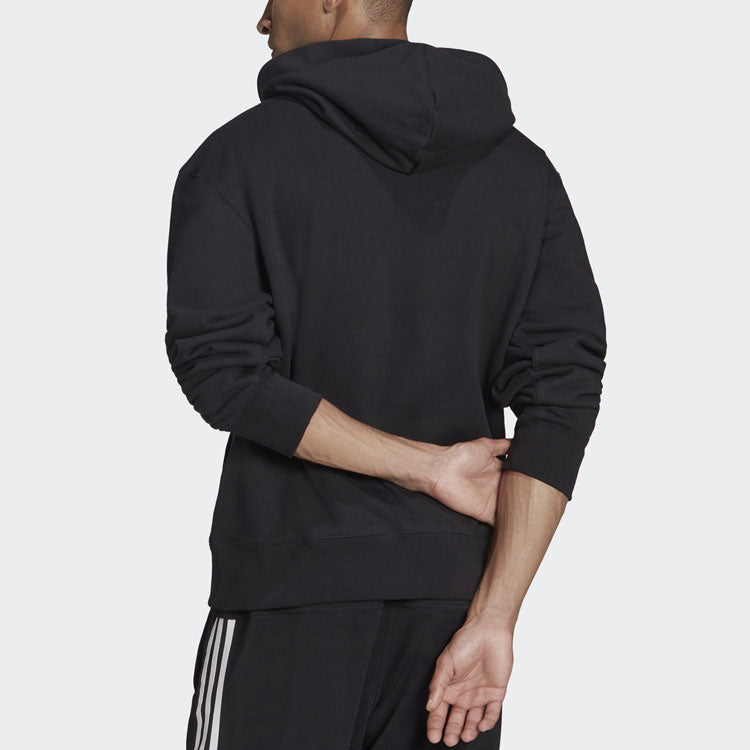 adidas originals Embroidered Small Label Solid Color Sports Black HF6373